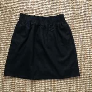 J. Crew Mini Black Pencil Skirt